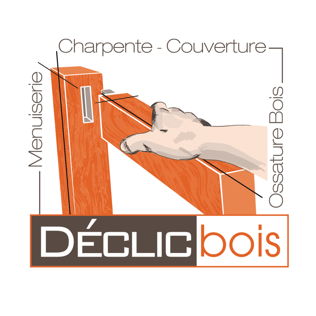 Logo déclic bois