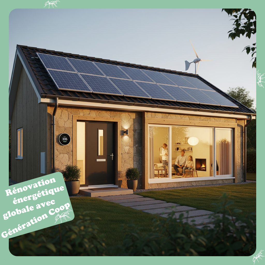 rénovation énergétique globale en Charente avec Génération Coop