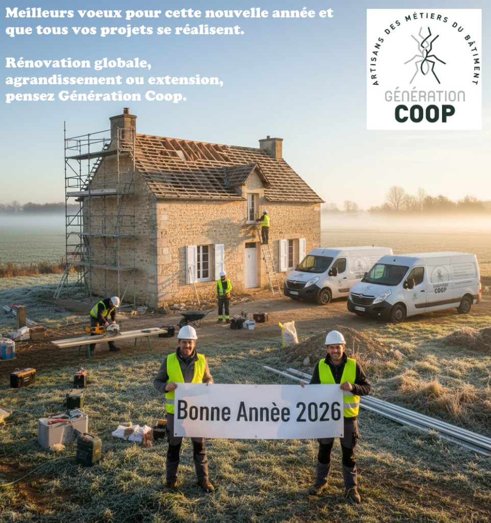 Rénovation globale, extension ou agrandissement en Charente avec Génération Coop